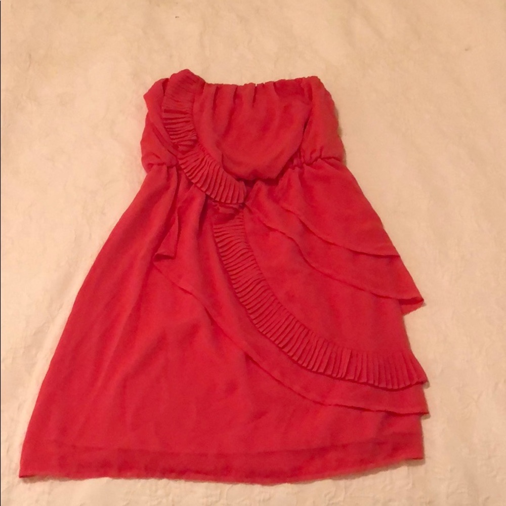 Coral dress